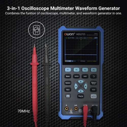 OWON 3-in-1 oscilloscoop HDS272S AWG versie voor €131,59 @ Tomtop