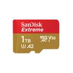 SanDisk Extreme microSDXC 1 TB, A2, C10, V30, U3, 190 MB/s speed [DE->BE verzending]