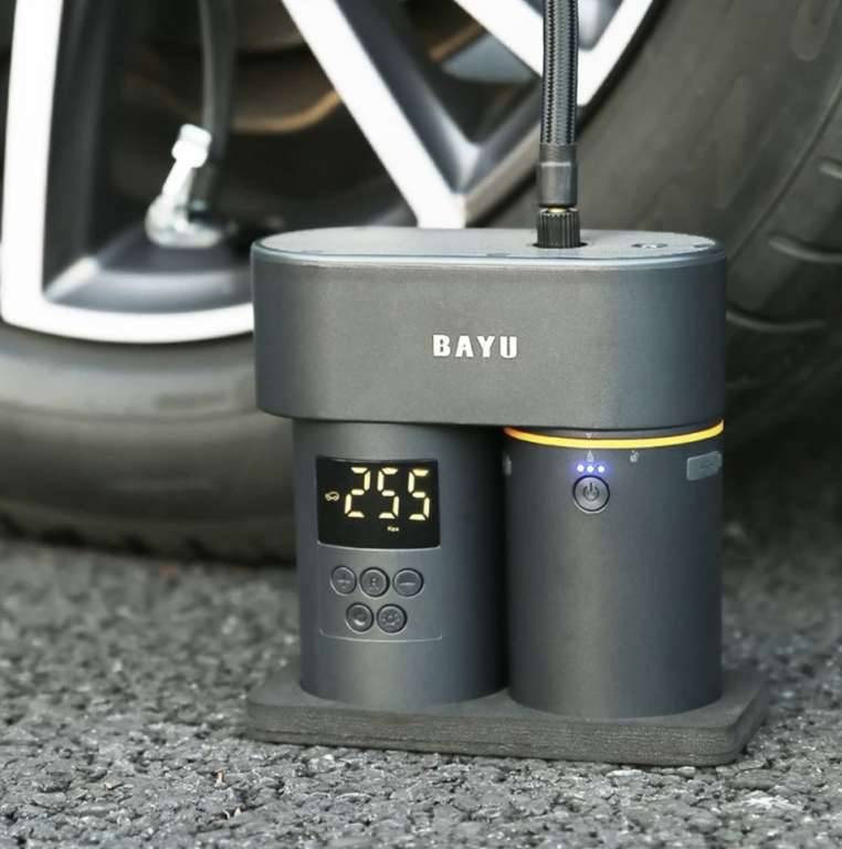 BAYU 5-in-1 smart car kit | o.a. hogedrukspuit, stofzuiger en bandenpomp @ Geekmaxi