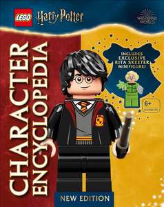 LEGO Harry Potter Character Encyclopedia met Rita Skeeter minifiguur (karakter is niet beschikbaar in Harry Potter sets)