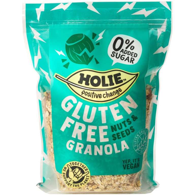 Holie Glutenvrije granola 2 voor €5