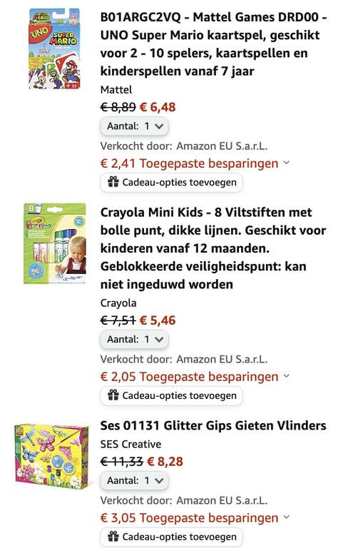 3 halen, 2 betalen op 200+ speelgoedartikelen @ Amazon NL