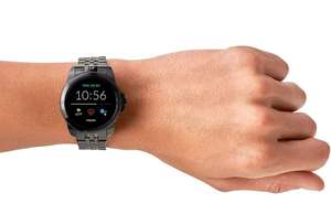 Fossil Touchscreen smartwatch voor heren, 5 + 5E. generatie met luidspreker, hartslag, GPS, NFC en smartphone-meldingen
