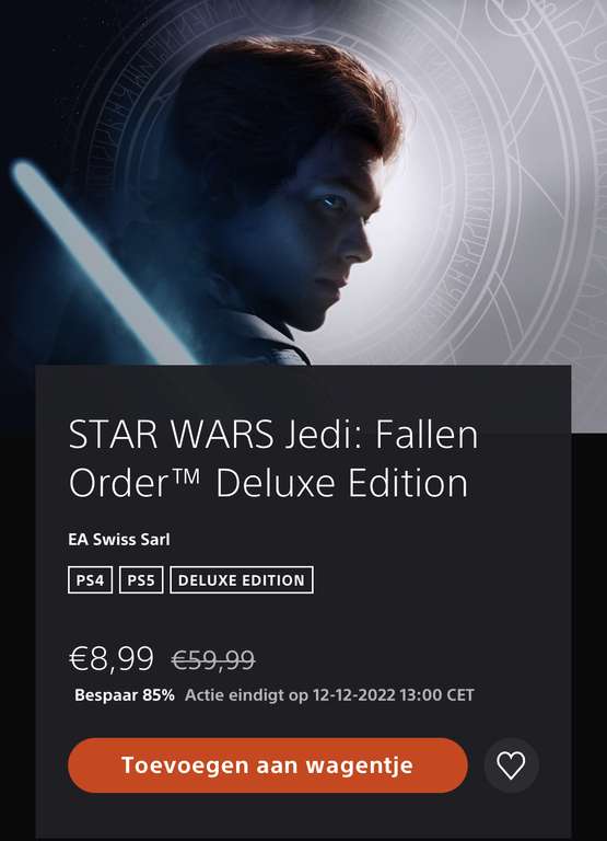 STAR WARS Jedi: Fallen Order Deluxe Edition (PS Store)