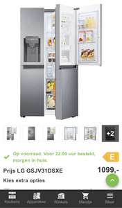 LG GSJV31DSXE Amerikaanse koelkast met watertap voor €1099 bij Bemmel & Kroon