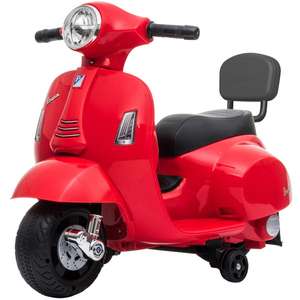 Rode elektrische Vespa Scooter