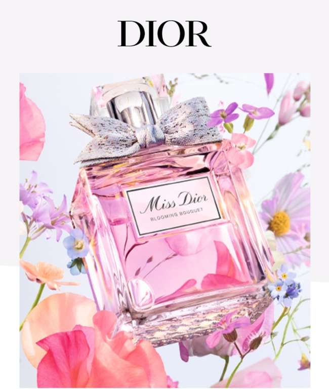 Vraag gratis sample Miss Dior Blooming aan bij Parfumado