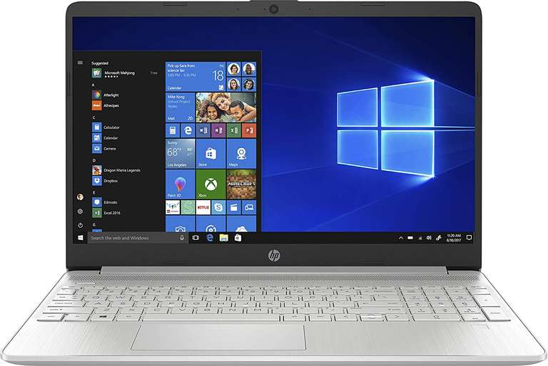 HP Laptop, 15.6 Inch Full HD Antiglare ultraslim SVA, Core i3-1125G4 quad, 4GB RAM, 128GB SATA, Windows 10 Home S-Mode, 15s-fq2220nd, Zilver