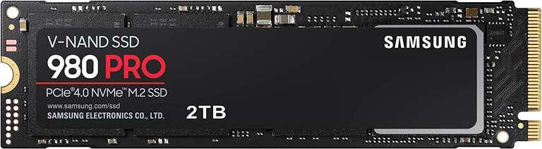 Samsung 980 PRO 2TB PCIe 4.0 (up to 7,000 MB/s) NVMe M.2 (2280) Internal Solid State Drive (SSD)