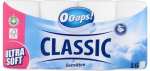 72 rollen Ooops Toiletpapier Classic Sensitive 3-laags voor €20 @ Plein