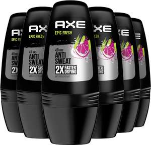 Axe Epic Fresh Anti-transpirant Roller, 6 X 50ml