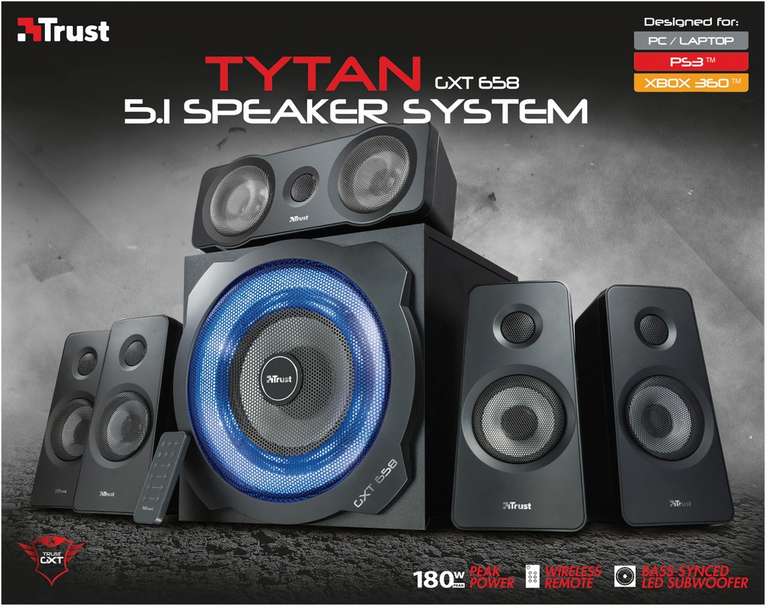 Trust Speakerset GXT 658 Tytan bij TopGear jaarabonnement voor €89,95 @ TopGear