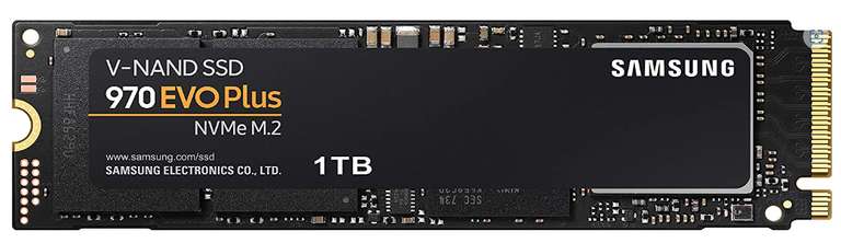 Samsung 970 EVO Plus 1000GB M.2 NVMe SSD up to 3,500 MB/s.