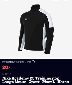 Nike Academy trainingsshirt maat L + XL