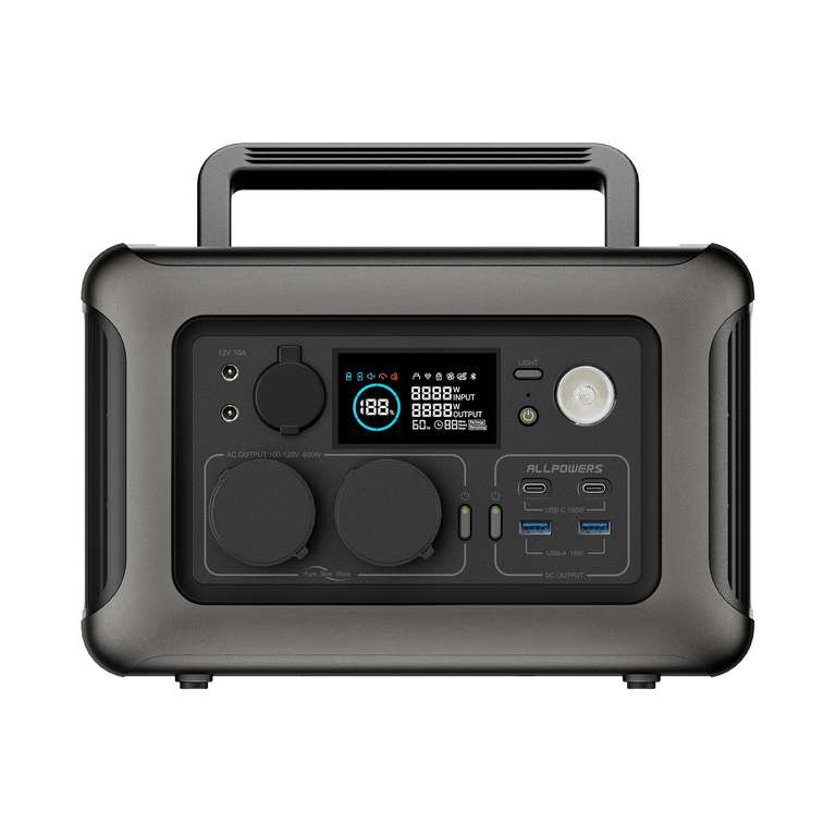 ALLPOWERS R600 Portable Power Station & UPS 299Wh/600W voor €240