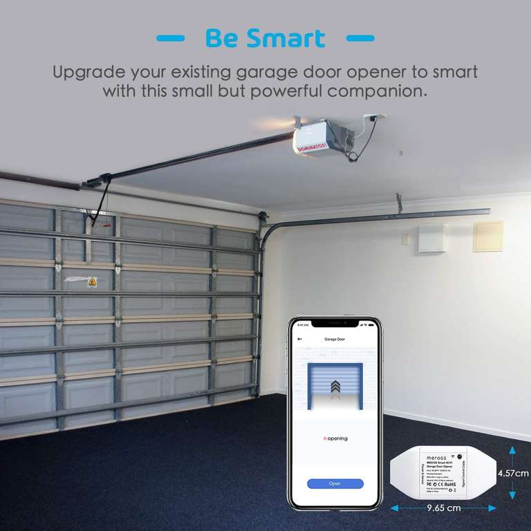 meross Smart WLAN garagedeuropener voor €19,99 @ Amazon NL