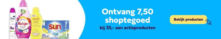 Ontvang een shoptegoed van € 7,50 bij besteding van € 35,00 bij Plein.nl