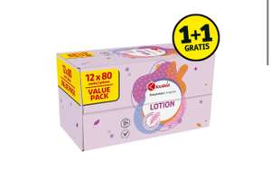 Baby lotion doekjes Kruidvat 1+1 gratis + 20% extra korting