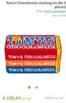 Tony's Chocolonely Stapelblik - 8 x 3 x 180 gram ( 24 repen!? )