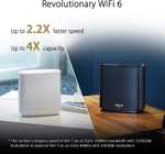 ASUS ZenWiFi XT8 - Mesh WiFi - AiMesh - Wifi 6 - Wit - 2-pack - @Amazon.nl (Prime Day)