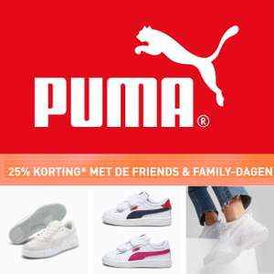 PUMA Friends & Family sale: 25% (extra) korting