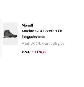 Meindl Antelao GTX Comfort Fit Bergschoenen (laaste exemplaaren op = op )