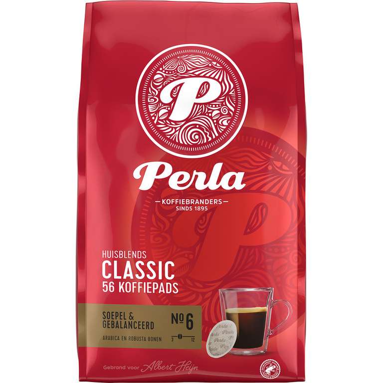 Perla koffiepads 2 + 2 gratis (ook de zakken met 56 pads)