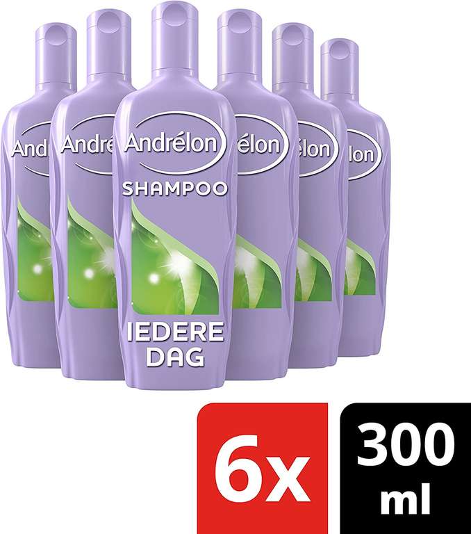 [Prime] Andrélon Classic Iedere Dag Shampoo Voor Ieder Haartype - 6 x 300 ml