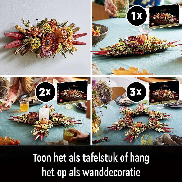Lego Icons gedroogde bloemen @ Amazon NL