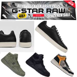 Sale: alle G-Star schoenen €48,48 per paar