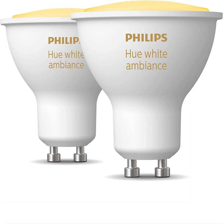 Philips Hue spot 2-Pack - GU10 - White ambiance - 2e voor 50%