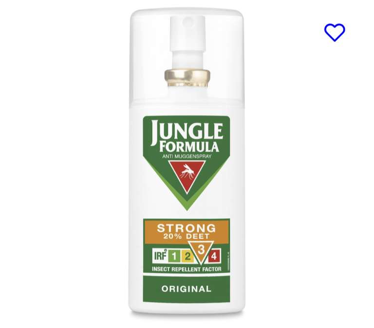 [Bol.com select deal] Jungle Formula Strong Original - 20% DEET- Muggenspray 75ml
