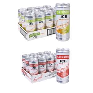 12-Pack Smirnoff Ice Vodka of Ice Tropical @ Butlon