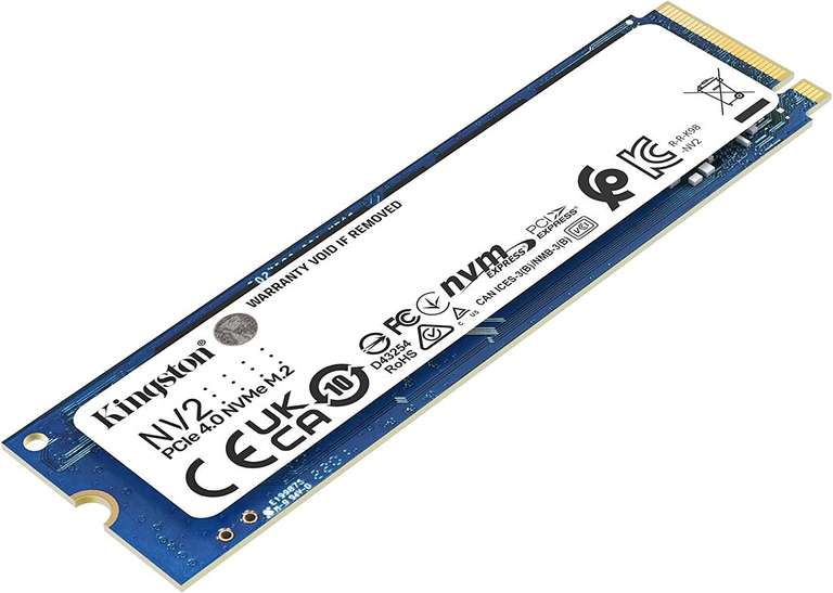 Kingston 1TB NV2 PCIe 4.0 NVMe SSD Gratis verzending
