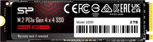 Silicon Power 2TB UD90 NVMe 4.0 Gen4 PCIe M.2 SSD TLC R/W tot 5.000/4.800