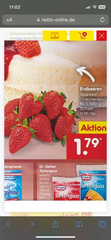 (Duitsland) Aardbeien 500 gram