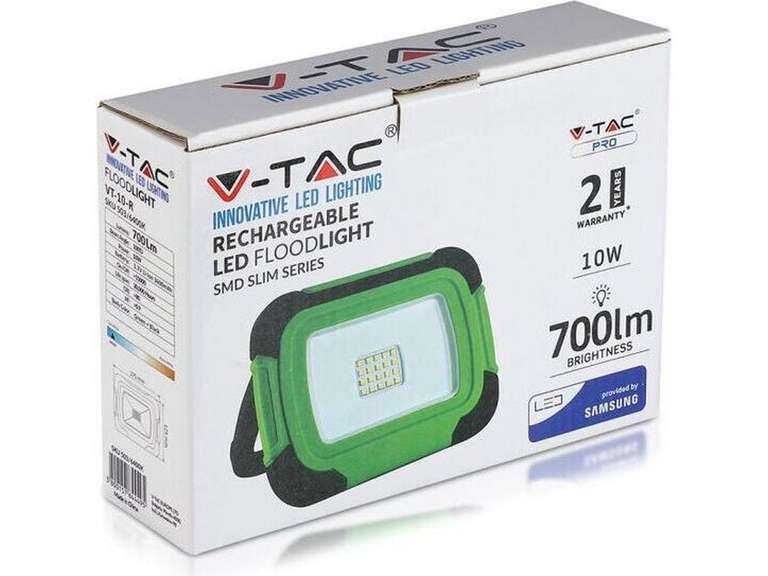 V-tac LED Schijnwerper | Vt-10-r | 17,5 cm voor €17,95 @ iBOOD