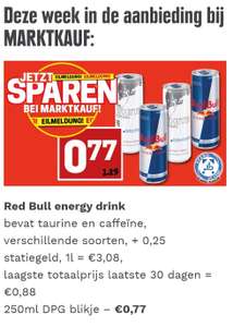 Red Bull energy drink 0,77 Euro DLD