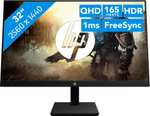 [Laagste prijs ooit] HP X32 QHD Gaming Monitor IPS 31,5” 165Hz 1ms