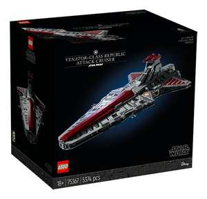 Gratis 75356 Executor Star Destroyer bij aankoop van een LEGO Star Wars Venator-Class Attack Cruiser 75367