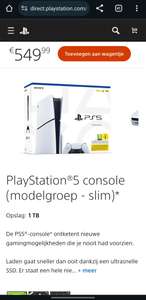 Playstation 5 SLIM Digital en Disk versie nu te koop @ Playstation Store