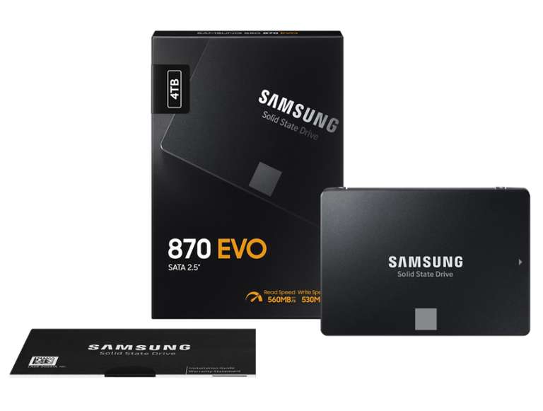 Samsung 870 EVO 2.5" SSD - 4.000 GB / 4 TB