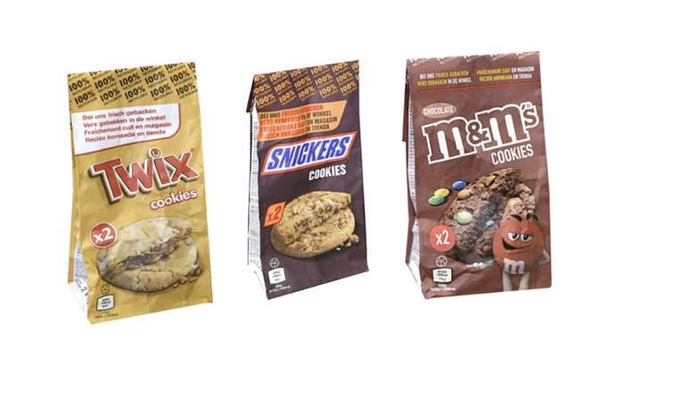 3 pakken Frozen Cookies | In de smaak: Twix, Snickers en M&M @ Butlon