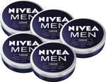 NIVEA MEN Bodycrème - Gezicht, Lichaam en Handen - 5 x 150 ml - Voordeelverpakking