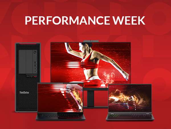 Het is "performance week" bij Lenovo met kortingen tot 25 %.