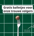 [lokaal] Gratis zak HUVUDROLL Plantaardige balletjes @IKEA Utrecht op Instagram