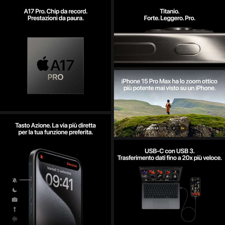 iPhone 15 pro 128 GB verschillende kleuren Titan