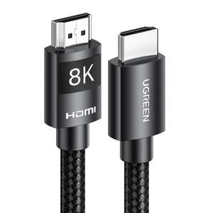 UGREEN 8K HDMI Kabel 2.1 - 2 meter lang voor €9,46 @ Amazon NL
