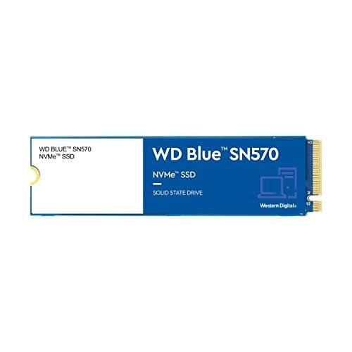 WD Blue SN570 NVMe SSD 1 TB (M.2 2280 PCIe Gen3 x 4 NVMe SSD, lezen tot 3.500 MB/s) [amazon DE->BE prijs)