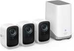 Eufy eufyCam 3C 4k bewakingscamera set (3 camera's + Homebase 3) voor €439,99 @ Amazon NL